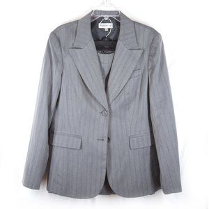 John Meyer Gray Stripe Suit Size 14